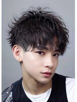 サンティエ 中央駅店(scintiller) 波巻きスパイラルパーママッシュショート無造作パーマ刈り上げ