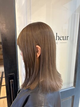 ラボヌールヘアーレーヴ 池袋店(La Bonheur hair reve) 透明感◎明るめベージュカラー[近藤]