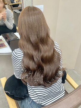 オリーブベージュ/ブリーチなし/透明感/名古屋/伏見/栄/丸の内