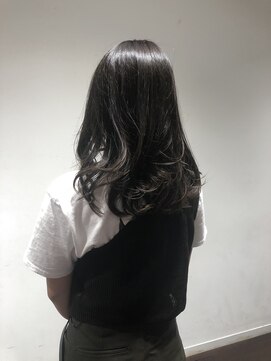 オーク ナチュリ(OAK×NACHUL) ダークブルー 暗髪 ワンレン
