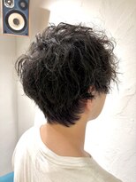 美容室 スタジアム(Stadium) ふわふわメンズショート スパイラルショート