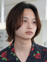 フィフス 大分(fifth)&nbsp;大分ニュアンスパーマメンズカットミディアムボブツーブロック