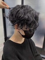 ウーズ ハラジュク(Ooze.HARAJUKU) ハッシュカットグレージュデザインカラーツートーンカラー原宿
