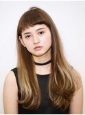 【CARAL】スーパーハイライト＆ショートバングレイヤー