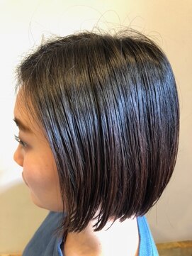 エスヘアー 名古屋 金山(es hair) 髪質改善☆ナチュラルさら艶ボブ【es hair金山 】