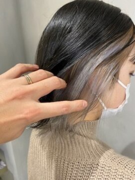 アース コアフュールボーテ 上尾店(EARTH coiffure beaute) 【溢れる透け感♪】フェイスフレーミング×ホワイトアッシュ