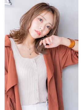 ケイト(kate) 【kate】大宮☆　外ハネこなレイヤー×ショコラベージュ
