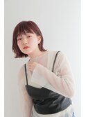 【紺野紘三】くすみピンクの外ハネボブ　insta @lond_kozo