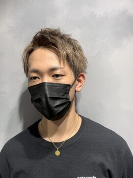 クレオ 片江店(CREO) ツイスパハイトーンカラー刈り上げナチュラルスタイル