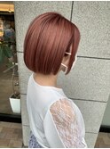 ハイトーンカラーペールピンク『倉敷美容室』『ナブラ』