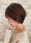 joemi新宿 大人ショートボブ ひし形ふんわり 花野