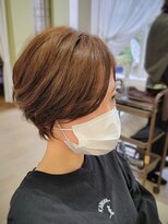 ヘアーズ 本店(HAIRZ)&nbsp;《HAIRZ》平田☆ハンサムショート×ベージュカラー