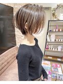 《30代40代》白髪ぼかしハイライト×前下がりボブ【BUMP】★