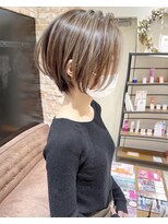 バンプ ギンザ(BUMP GINZA) 《30代40代》白髪ぼかしハイライト×前下がりボブ【BUMP】★