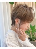 calna by ELMO/ショートボブ/ハンサムショート/丸みショート
