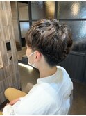 ショートマッシュパーマ