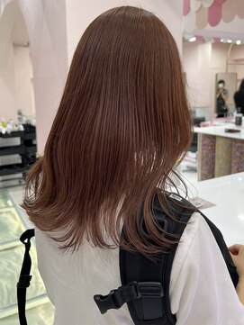 ゲーム バイ アランスミシー 横浜(GAME by Alan Smithee) ダブルカラーミルクティーピンクベージュカラーケアブリーチ韓国