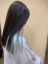 コワフュールエミカ(coiffure EMIKA) 【インナーカラー】ブラック×アイスブルー