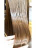 サラサラのツヤ髪に　髪質改善METEOカラー+カット　　　12650