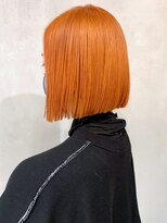 アルバム 渋谷パルコ(ALBUM)&nbsp;オレンジボブ_グレージュカラーボブウルフ_ba328311