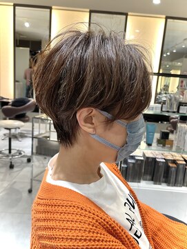 ラボー ノースプラザ店(LA'BO) 【LA'BO三浦】脱白髪ハイライト×コンパクトショート