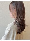 ラベンダーアッシュ×セミロング