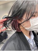 隠せるイヤリングカラー ハイトーンカラーブリーチカラー