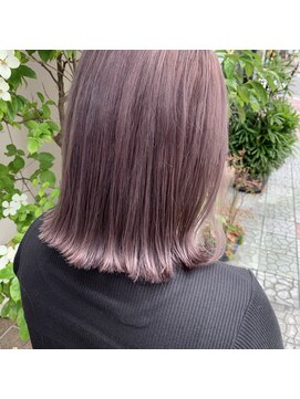 ボアップ 松山店(boappu) #パープル#ブリーチカラー