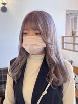 ヘアー ミュゼ 大西店(HAIR Musee) ホワイトラベンダー/ハイトーンカラー/ニュアンスカラー