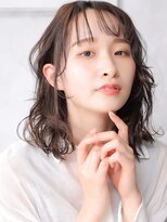 クラッチ トリートメント アンド ヘッドスパ 江坂(CLUTCH)&nbsp;大人可愛い小顔美髪ツヤ髪ミディアムレイヤー薄めバングA8