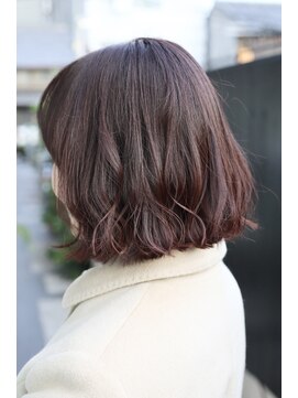 オラ ボーテ(Aura Beaute) 30代40代50代大人かわいい 白髪染め コーラルピンクカラー