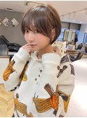 ショートボブ韓国マッシュくびれヘアハイライト
