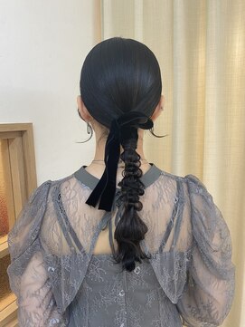 ソノ(sono) ローポニー　ポニー　タイトヘア　お洒落