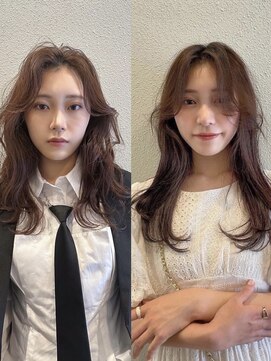 ロンド 表参道店(Lond) イメチェンヘアスタイル　似合わせカット　前髪　こなれミディ