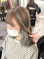 シェイロ(Cielro)&nbsp;【ミルクティーカラー×ポイントエクステ】SAKI