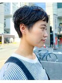 CAF 照下 ウェットヘア パーマ 大阪