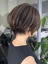 GBG 自由が丘 くびれショートボブ40代50代グレイカラー白髪染め白髪ぼかし