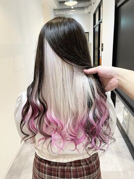 いろあそび 八王子 インナーホワイト×ピンク