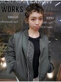 デザインカラー　ショートヘアパーマ