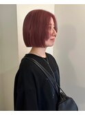レッドカラーボブ