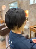 ショート×インナーカラー