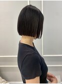 ミニボブ/美髪ストレート/髪質改善／ストレートボブ／銀座