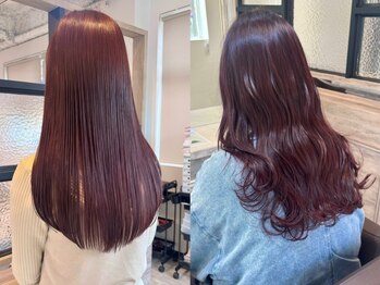 ジャストビューティマカロン 上大岡(Just Beauty macaron)の写真/カラーやブリーチで傷んだ髪を芯からケアし、美しさを引き出し理想のヘアに*[ダブルカラー/上大岡駅]