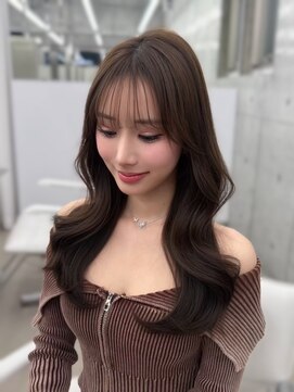 アリュウル 表参道 青山(Allure) 韓国くびれヘア×ショコラグレージュカラー○伊藤