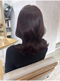 ピンクラベンダー レイヤーでくびれヘア r