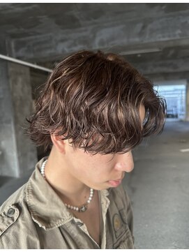 フォルテ 草薙店 forte草薙【ブロンドハイライト×グランジパーマ】池田健人