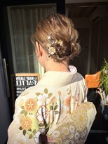 ラフテル(RAFTEL) 抜け感訪問着アップ【山科ヘアセット/山科着付け/和装セット】