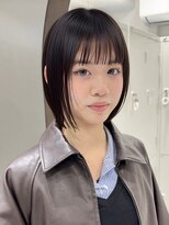 サンドイエナ 横浜店(sand yena)&nbsp;横浜で丸みを残す縮毛矯正ボブ