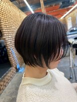 ブリスバイナチュラル(Bliss by Natural)&nbsp;大人ショート/ボブ/大人可愛い/耳かけスタイル/うるツヤブラウン