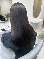 ベル サウス(BHEL south) 津市ロングレイヤーカットハッシュカット透明感カラー重めロング